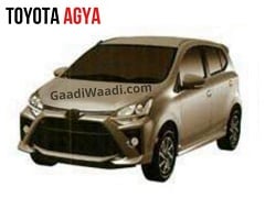 Toyota Agya Hatchback Design Patent Filed In India; Image Leaked