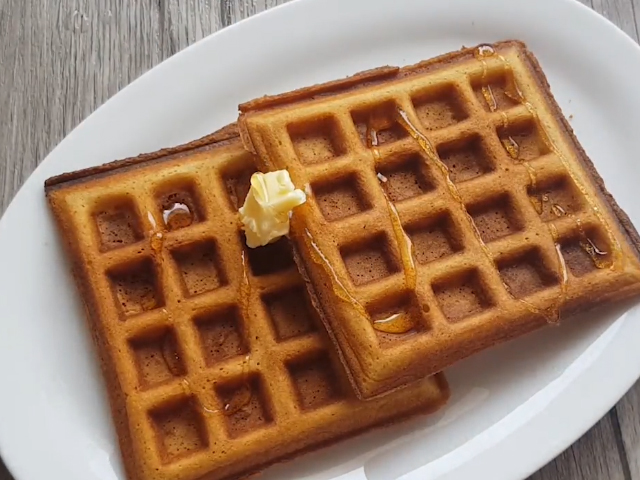 How To Make Belgian Waffle | Easy Homemade Belgian Waffle Recipe Video