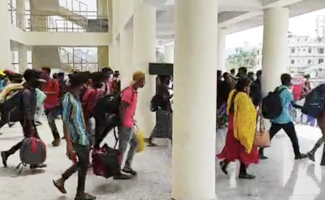 On Camera, Hundreds Rush Out Of Assam Train Station To Skip Covid Test