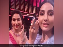 Madhuri Dixit और Nora Fatehi ने यूं मिलाई 'अंखियां', फैंस बोले- वाह-वाह क्या बात है...Video Madhuri Dixit और Nora Fatehi ने यूं मिलाई 'अंखियां', फैंस बोले- वाह-वाह क्या बात है...Video