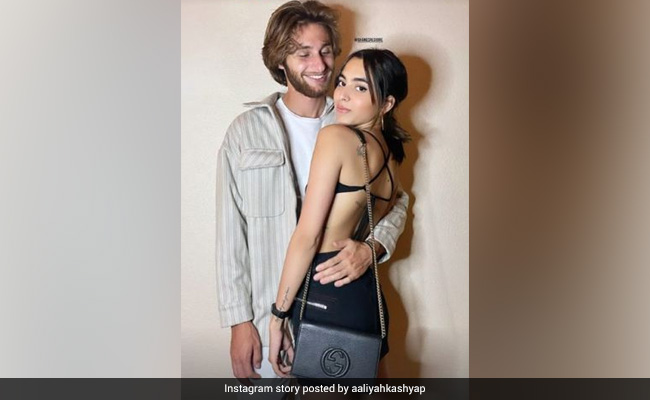 Aaliyah Kashyap's Date Night Look Includes A Little Black Dress And Rs 60K Gucci Bag
