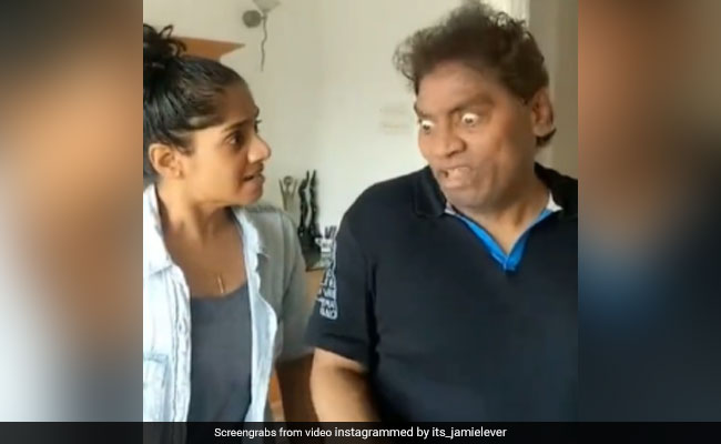 Jamie Lever Recreates Father&rsquo;s Iconic Dialogue. Johny Lever Joins In The Fun