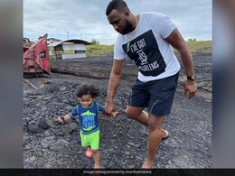 Kieron Pollards Son Turn Two, Mumbai Indians Posts Most Endearing Snap Of The Two Kieron Pollards Son Turn Two, Mumbai Indians Posts Most Endearing Snap Of The Two