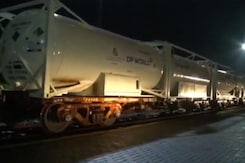 First Oxygen Express Arrives In Kerala First Oxygen Express Arrives In Kerala