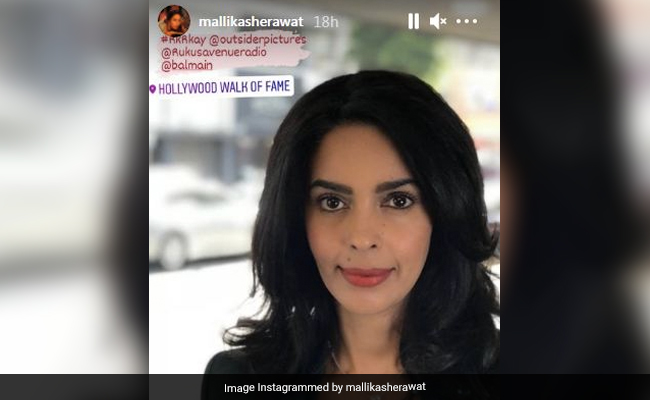 Mallika Sherawat's Summer Day Is Complete With A Colourful And Chic Blazer