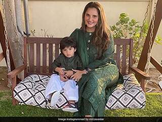 "Twinning And Winning My Laddoo": Sania Mirza Shares Photos With Son Izhaan In Matching Outfits