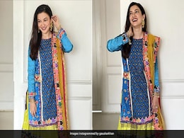 Just Like Gauahar Khan, Ring In Eid Festivities In A Vibrant <i>Sharara</i> Set Just Like Gauahar Khan, Ring In Eid Festivities In A Vibrant <i>Sharara</i> Set