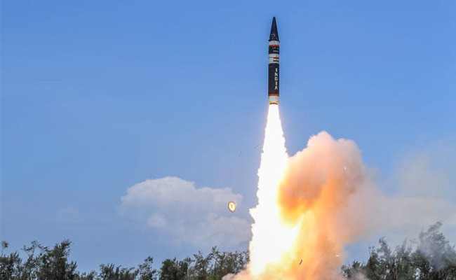 India Successfully Test-Fires Agni 5 Ballistic Missile From Odisha