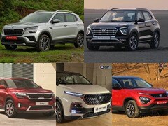 Skoda Kushaq vs Hyundai Creta vs Kia Seltos vs Tata Harrier vs MG Hector: Specifications Comparison