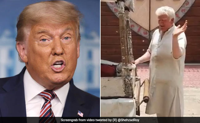 पाकिस्तान में डोनाल्ड ट्रम्प का हमशक्ल देख हैरान हुए लोग, सड़कों पर यूं बेच रहा कुल्फी - देखें Viral Video