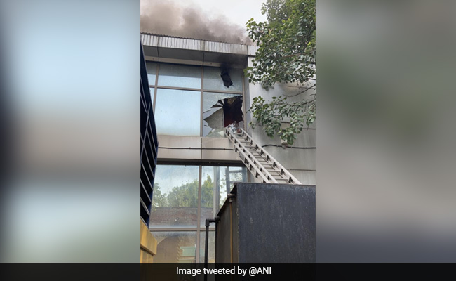 Fire Breaks Out At Building Near Delhi's Safdarjung Airport