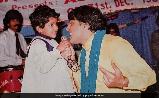When Priyanka Chopra's Father "Pulled Her Up Onto A Stage And Coaxed Her Into A Duet." See Throwback Pic