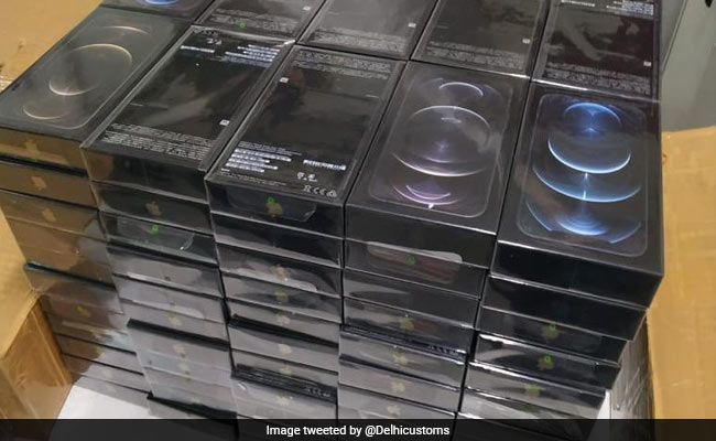 Customs Seizes Iphones, Laptops Worth Rs 2.50 Crore At Delhi Airport