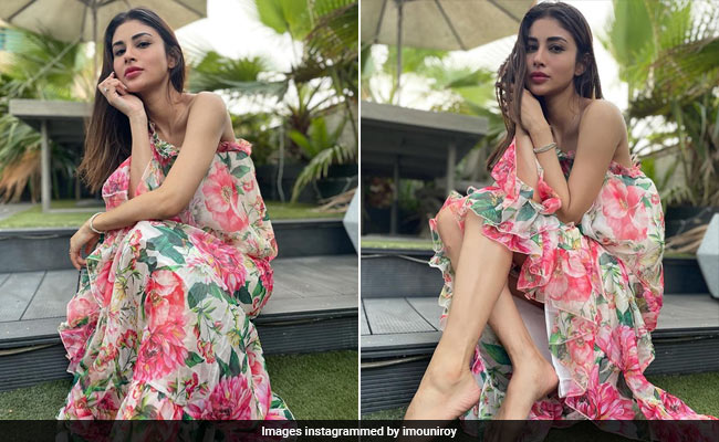 Mouni Roy Doesn't Just Look Like A Bouquet Of Flowers But The Whole Garden In Her Floral Dress