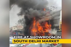 Fire Breaks Out At Showroom In South Delhi, 16 Fire Engines At Spot Fire Breaks Out At Showroom In South Delhi, 16 Fire Engines At Spot