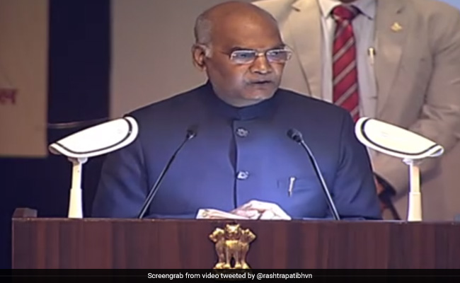 President Kovind Lays Foundation Stone Of Ambedkar Memorial In Lucknow