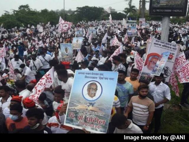 Protestors Demand Naming Of Navi Mumbai Airport After Activist D B Patil