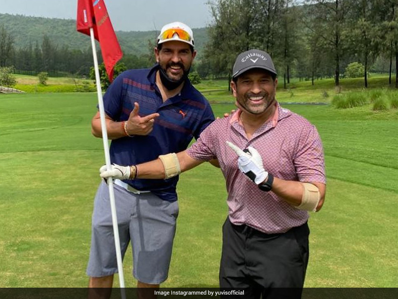 "Last Time You Woke Me Up At 4 AM Was 21 Years Ago": Yuvraj Singh Plays Golf With Sachin Tendulkar
