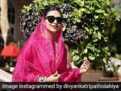 Pics: दिव्यांका त्रिपाठी साड़ी लुक में दिखीं काफी स्टनिंग, बोलीं- 'इश्क में हूं या मैं इश्क हूं...'