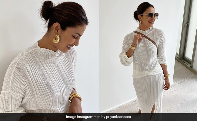 Priyanka Chopra Is The Perfect New York City Fashionista In A Chic White Dress