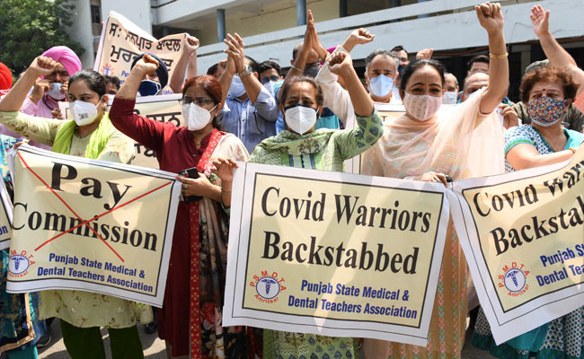 Medical Services Hit In Punjab As Government Doctors Observe Day-Long Strike