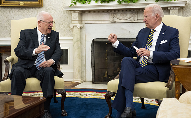 Joe Biden Hosts Israeli President Ahead Of Naftali Bennett Visit