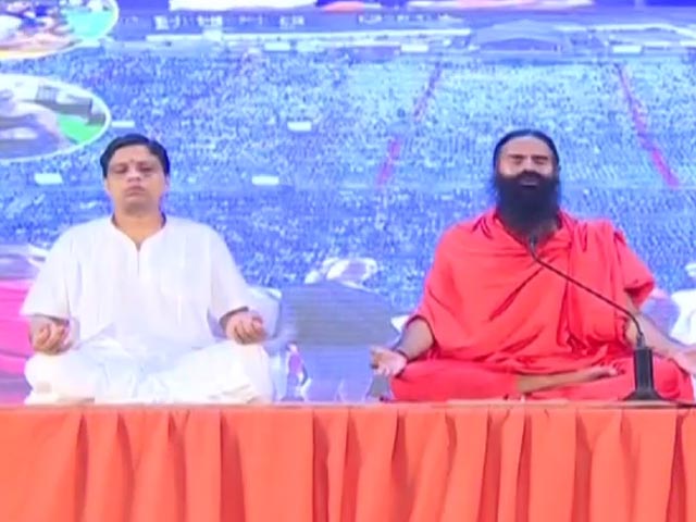 In Haridwar, Ramdev Leads Charge On Yoga Day
