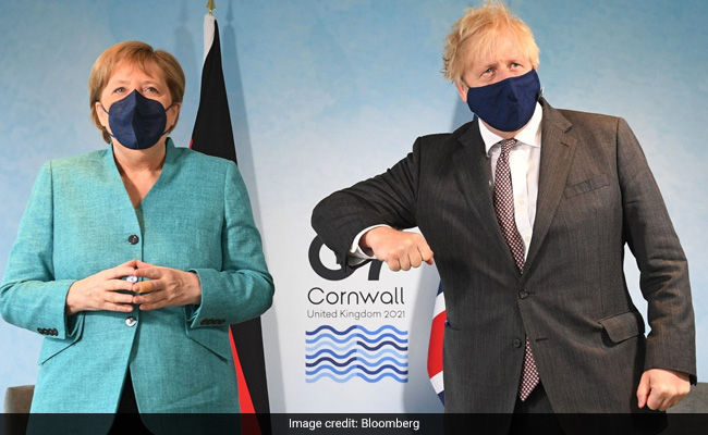 Boris Johnson Elbow-Bumped Angela Merkel. No Response.