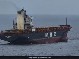 Indian Coast Guard Rushes To Help Container Ship On Fire In Indian Ocean Indian Coast Guard Rushes To Help Container Ship On Fire In Indian Ocean