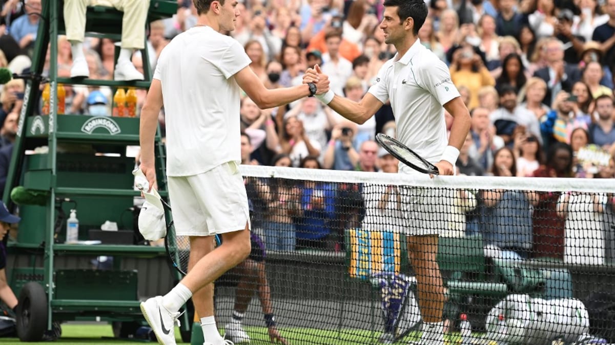 Wimbledon: Novak Djokovic Overcomes Early Jitters To Reach Second Round