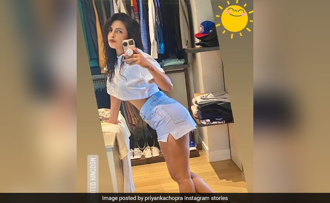 Priyanka Chopra's Hot Girl Summer In London Is Perfectly Casual Chic In A Crop Top And Shorts