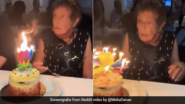 Watch: Grandma's Sweet Reaction To Her Birthday Cake Will Make You Go 'Awww'