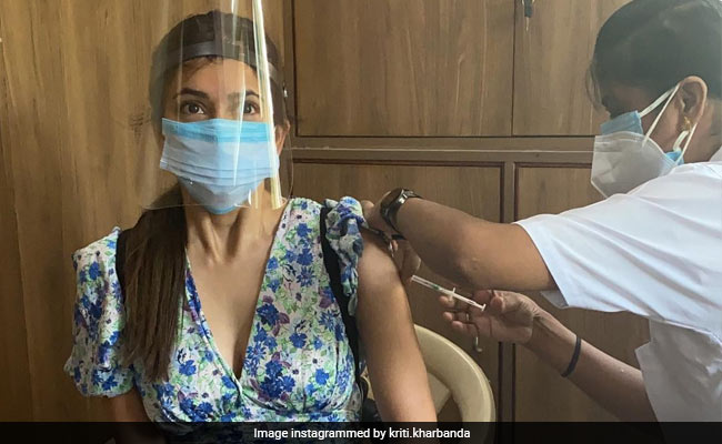 "<i>Jab We Met</I>": Kriti Kharbanda Gets Vaccinated. See Pic