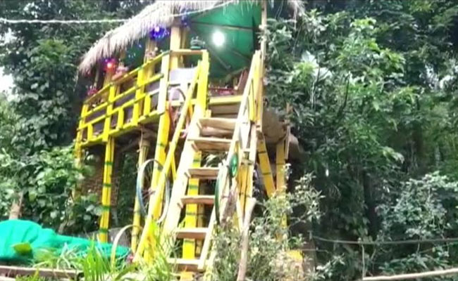 कर्नाटक के गांवों में पेड़ पर स्टूडियो बनाकर ऑनलाइन क्लासेज चला रहे शिक्षक, बच्चों को भी भाया तरीका