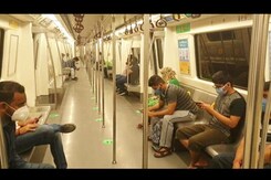Delhi Metro Services Resume With 50% Seating Capacity Delhi Metro Services Resume With 50% Seating Capacity