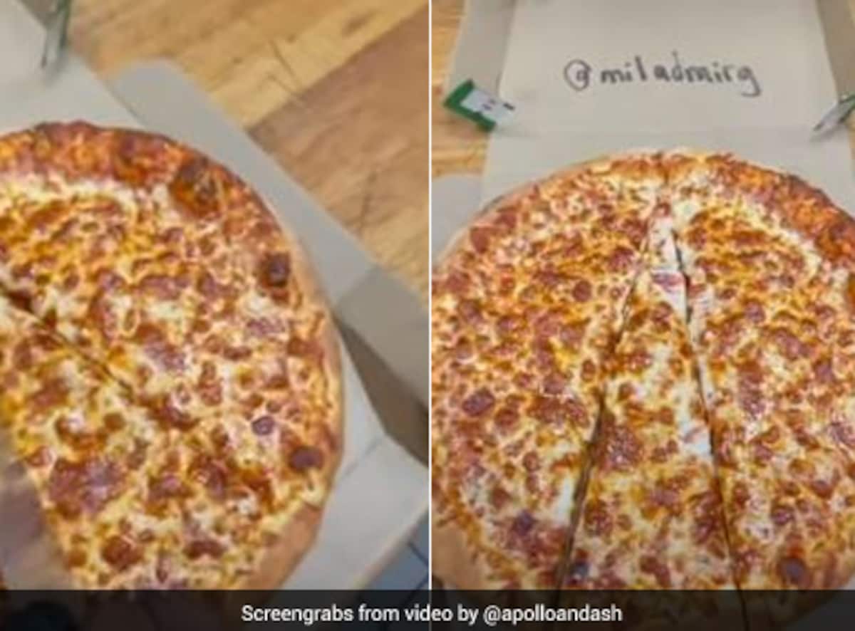 Evil Or Genius? Restaurant Worker Shows How To Steal Pizza Slices - NDTV  Food