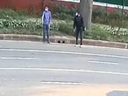 CCTV Footage Of 2 Suspects Released 4 Months After Blast Near Israel Embassy In Delhi CCTV Footage Of 2 Suspects Released 4 Months After Blast Near Israel Embassy In Delhi
