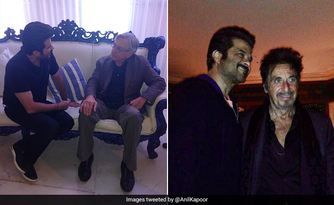 Anil Kapoor With 2 Of The Reasons He "Loves Being An Actor" - Robert De Niro And Al Pacino