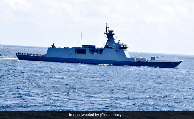 Navy Warship Conducts Military Drill With South Korean Ship In East China Sea