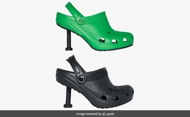 Twitter Can't Believe That Balenciaga's High-Heel Crocs Are A Real Thing
