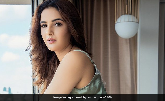 Trust Jasmin Bhasin To Nail Any Summer Fashion Look With A Satin Top
