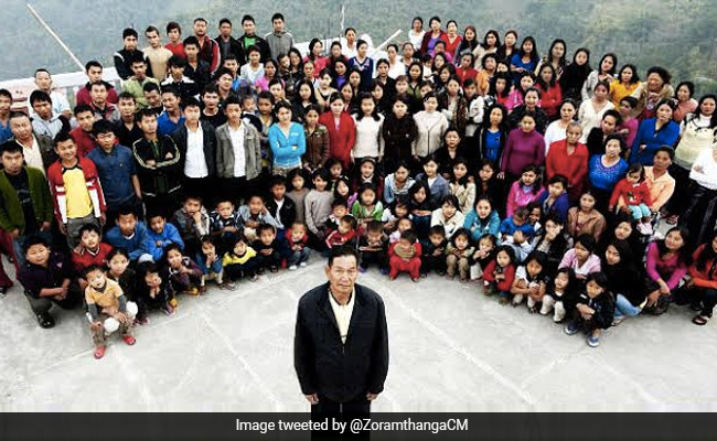 Man From Mizoram, With World's Largest Family, Dies At 76