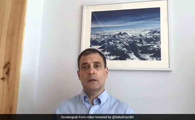 This Photograph In The Background Of Rahul Gandhi's Video Was Taken By....