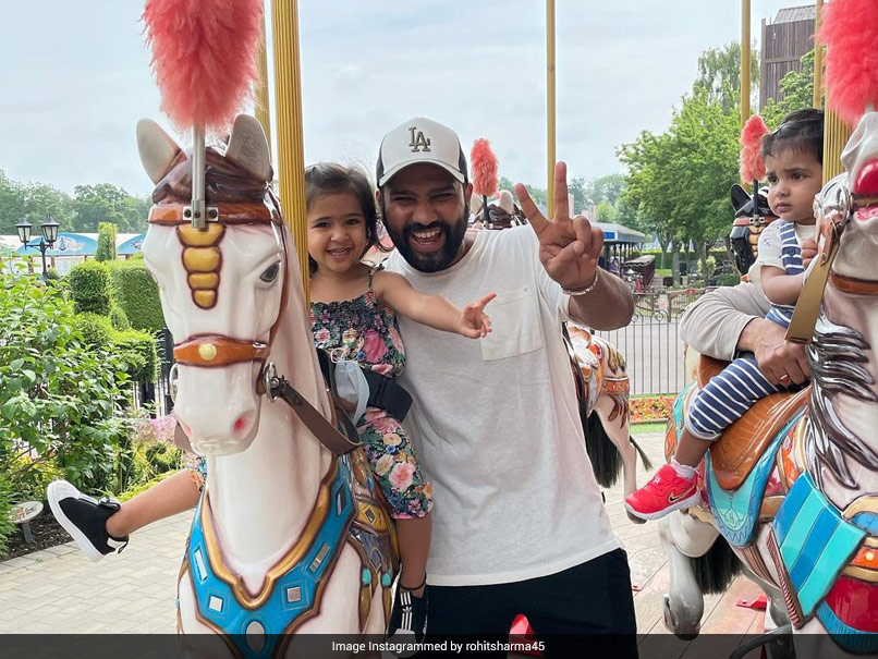 Rohit Sharma Shares A "Pure Joy" Moment With Daughter Samaira