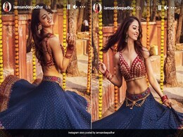 Are You Taking Notes? Because Sandeepa Dhar's <i>Lehenga</i> Is A Fashion Masterclass Like Nothing Else Are You Taking Notes? Because Sandeepa Dhar's <i>Lehenga</i> Is A Fashion Masterclass Like Nothing Else