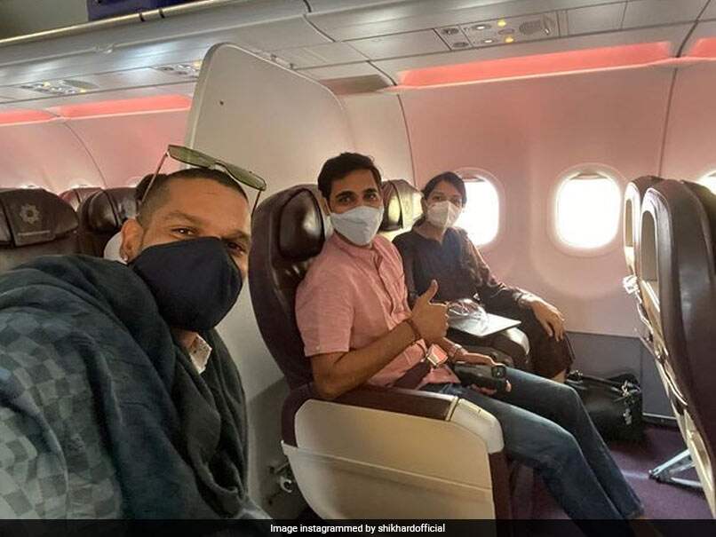 Shikhar Dhawan Bhuvneshwar Kumar Reach Mumbai Ahead Of Sri Lanka Tour Cricket News