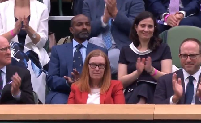 Watch: Standing Ovation At Wimbledon For Scientist Behind Oxford Vaccine