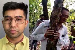 मध्य प्रदेश के वन क्षेत्र में खनन के खिलाफ स्थानीय लोगों का प्रदर्शन मध्य प्रदेश के वन क्षेत्र में खनन के खिलाफ स्थानीय लोगों का प्रदर्शन