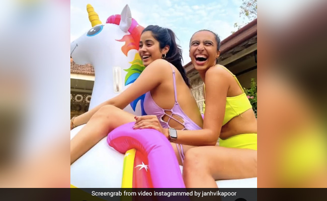 Inside Janhvi Kapoor's World: Pool Time, Dance, Puppies Are Some Of Her Favourite Things