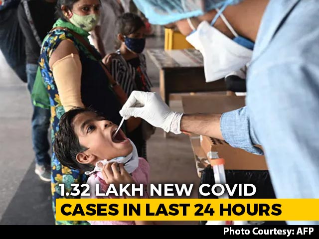 1.32 Lakh Fresh Covid Cases In India, 2,713 Deaths In 24 Hours